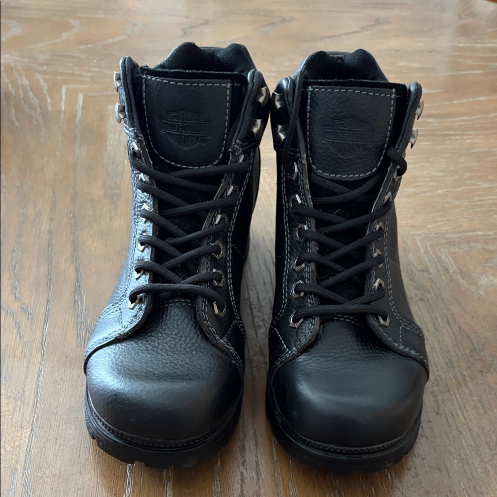 Harley-Davidson Black Combat Boots